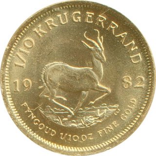 S�d Afrika - Kr�gerrand 1/10 Oz Gold