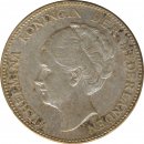 Niederlande 1 Gulden 1939 Wilhelmina Silber*