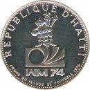 Haiti 25 Gourdes 1973 Fussball-WM 1974 In Deutschland...