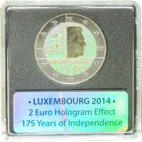 Luxemburg 2 Euro 2014 - Unabh&auml;ngigkeit - Hologramm*