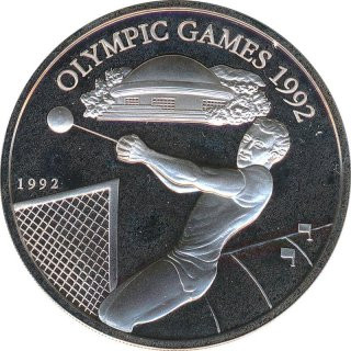 Samoa 10 Tala 1992 PP Olympiade 1992 in Barcelona - Hammerwurf Silber*